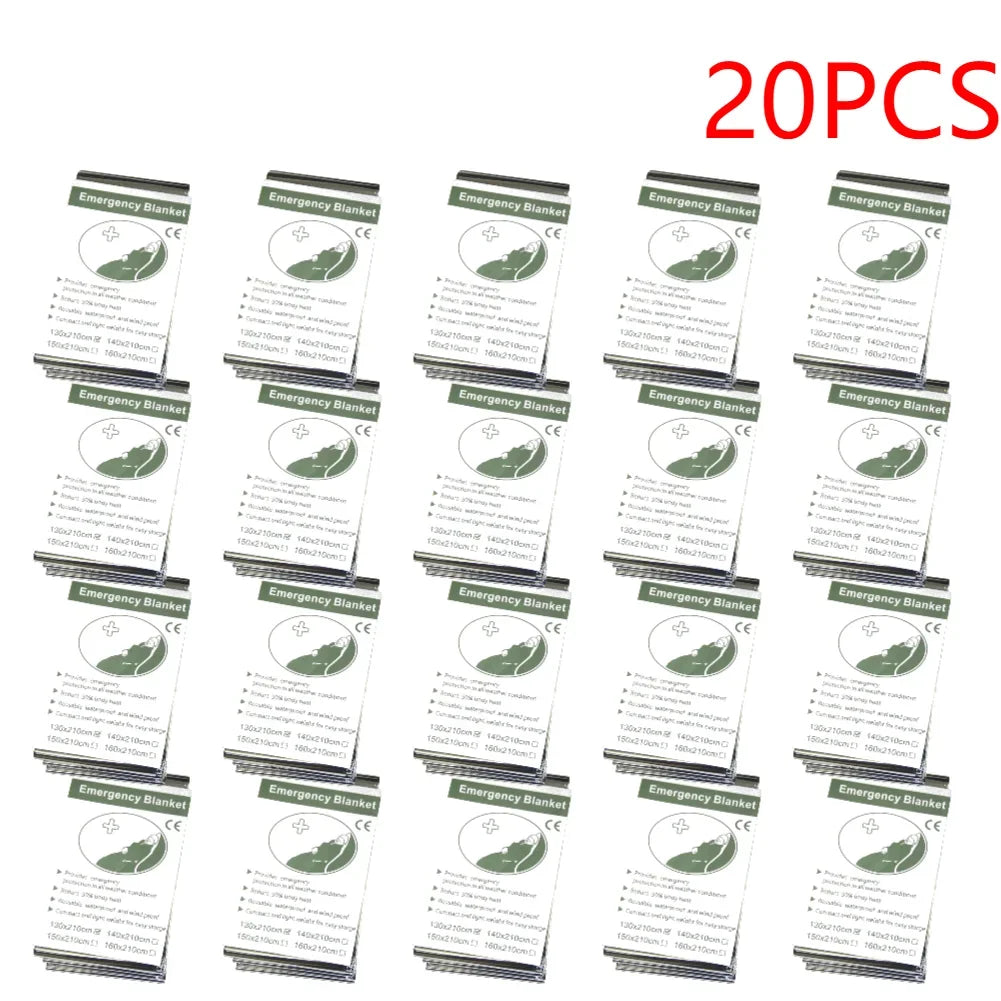 1-20PCS Emergency Blanket