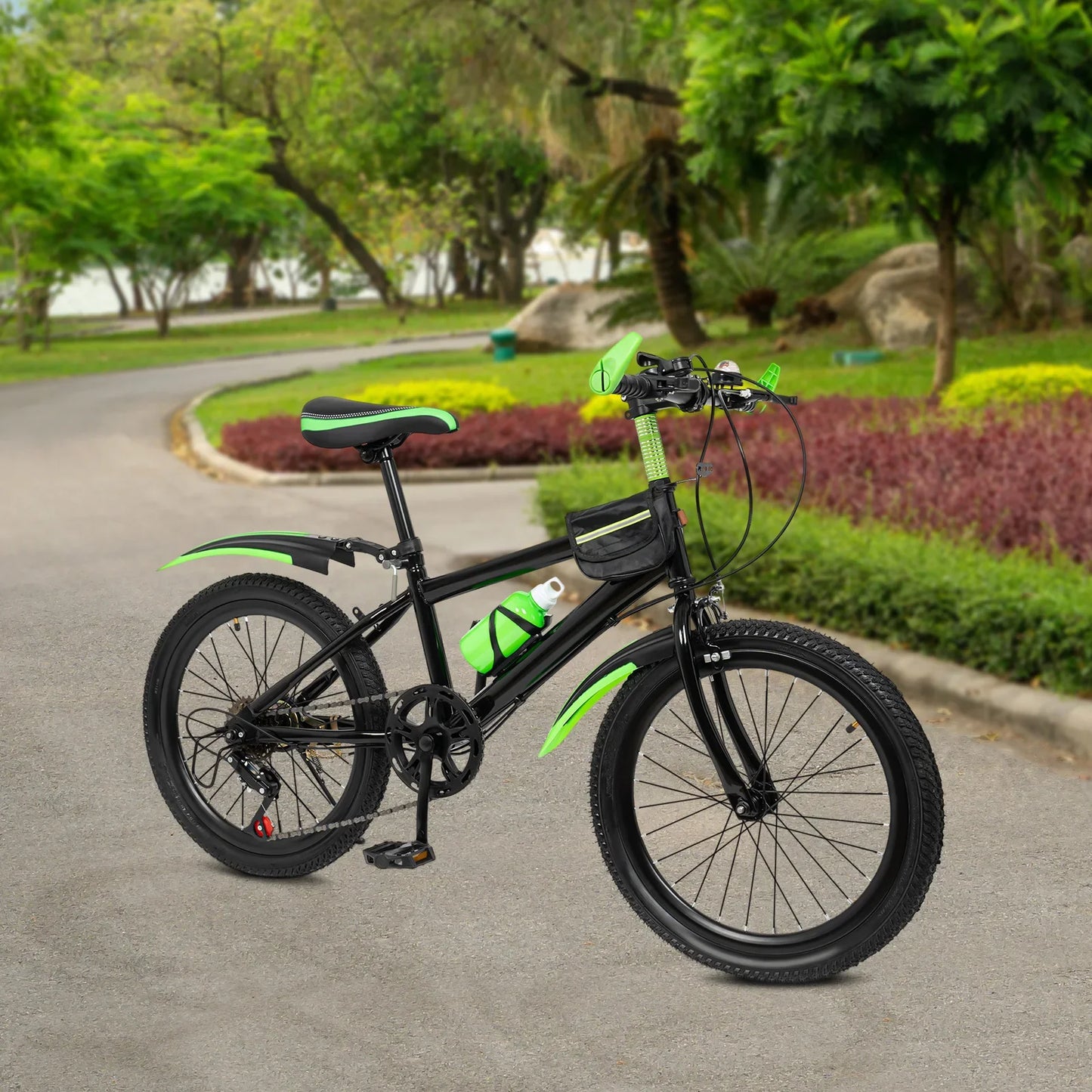 20-Inch Mountain Bike 7-Speeds Kids Bicycle