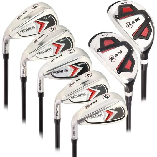 Golf Accubar Mens Left-Hand Iron Set 6-7-8-9-PW