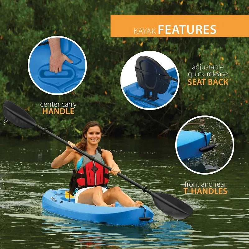 Lotus Sit-On-Top Kayak with Paddle Single