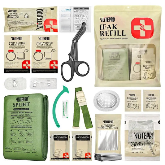 IFAK Trauma Kit, First Aid Kits Refills