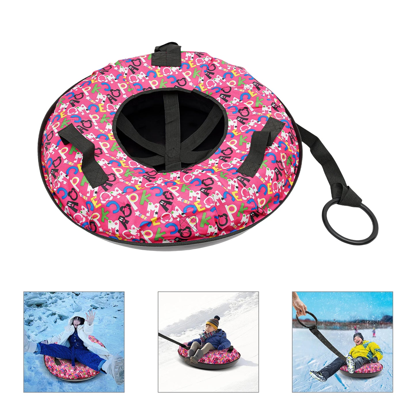 Inflatable Sledding Tube Snow Sleds for Kids/Adult