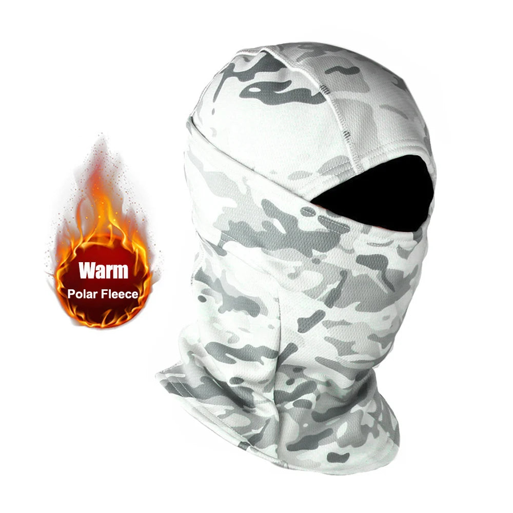Winter Fleece  Camouflage Outdoor Cold-proof Ski/Cycling Cap