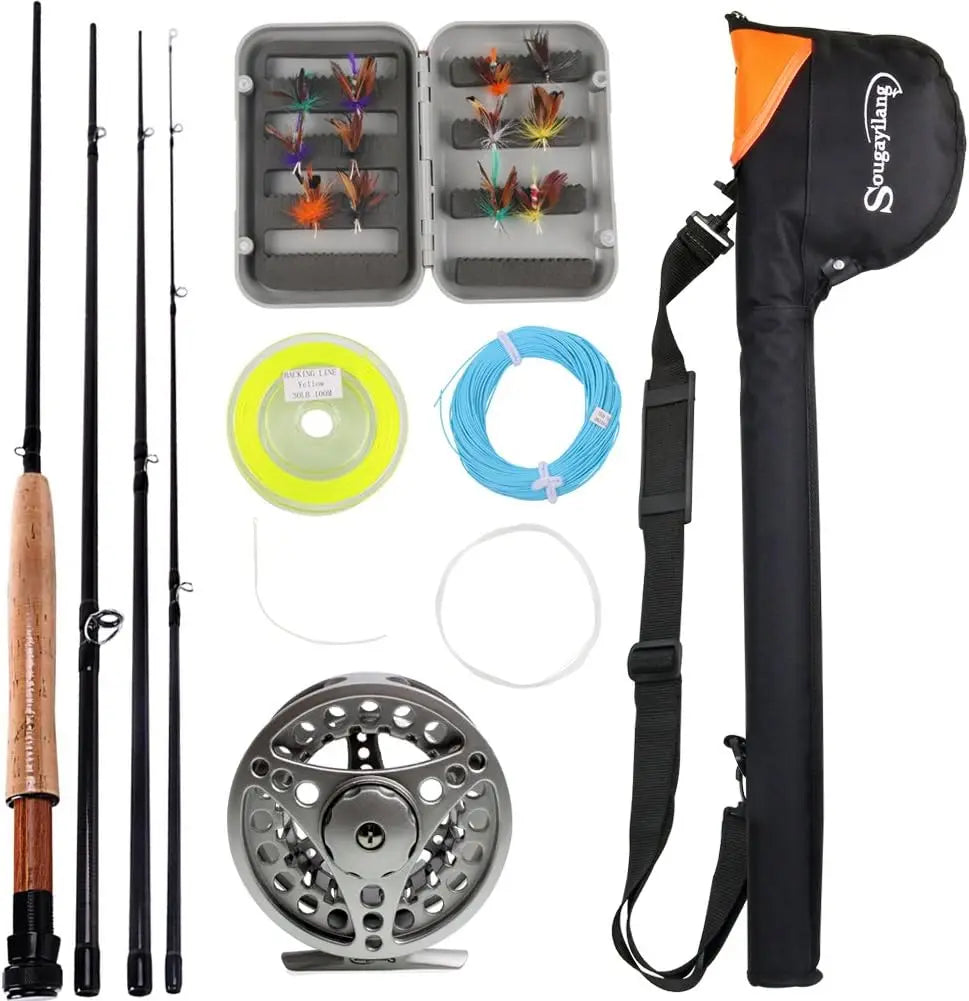 Complete Fly Fishing Rod/Reel Combo Kit