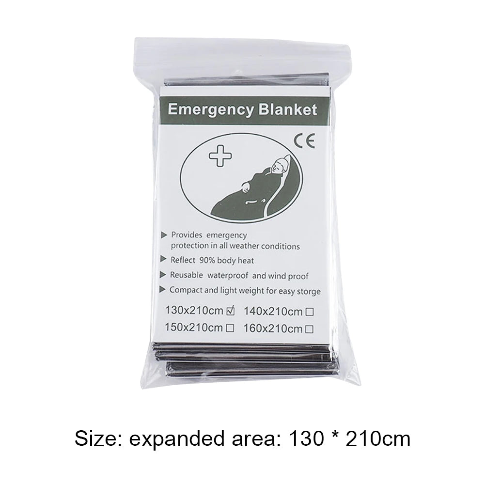 130x210cm Emergency Thermal Blanket Keeps You Warm