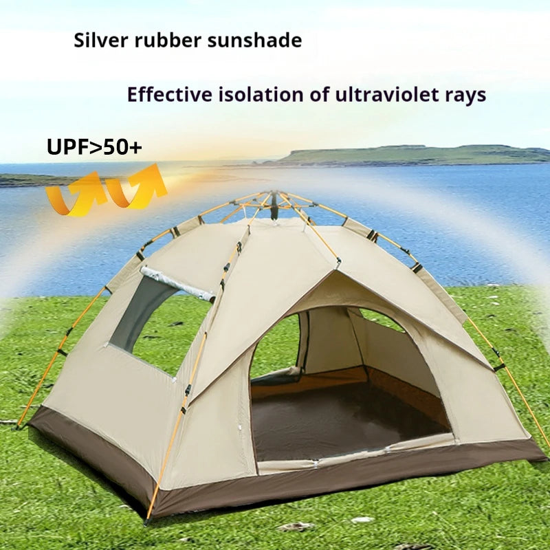 Outdoor shelter Sunshade Camping tent 4 person