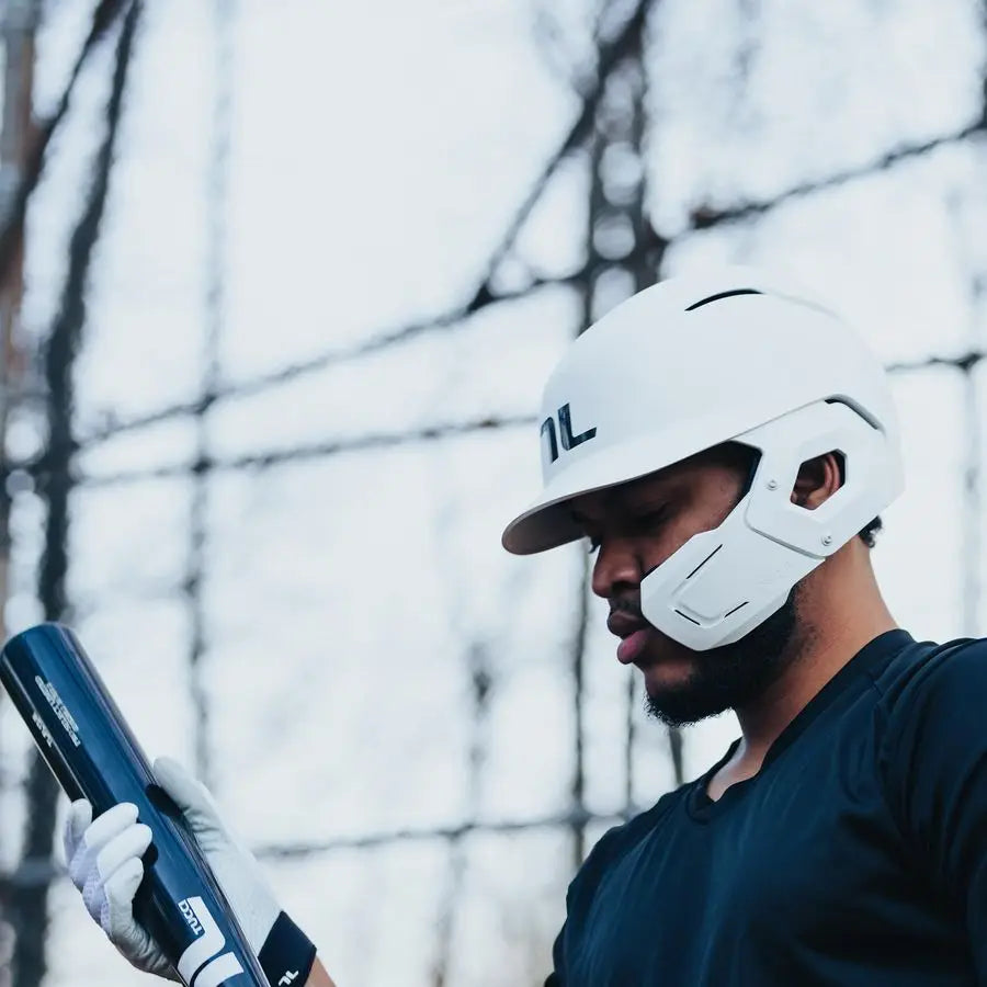 Potenza Batting Helmet with Jaw Flap, L XL