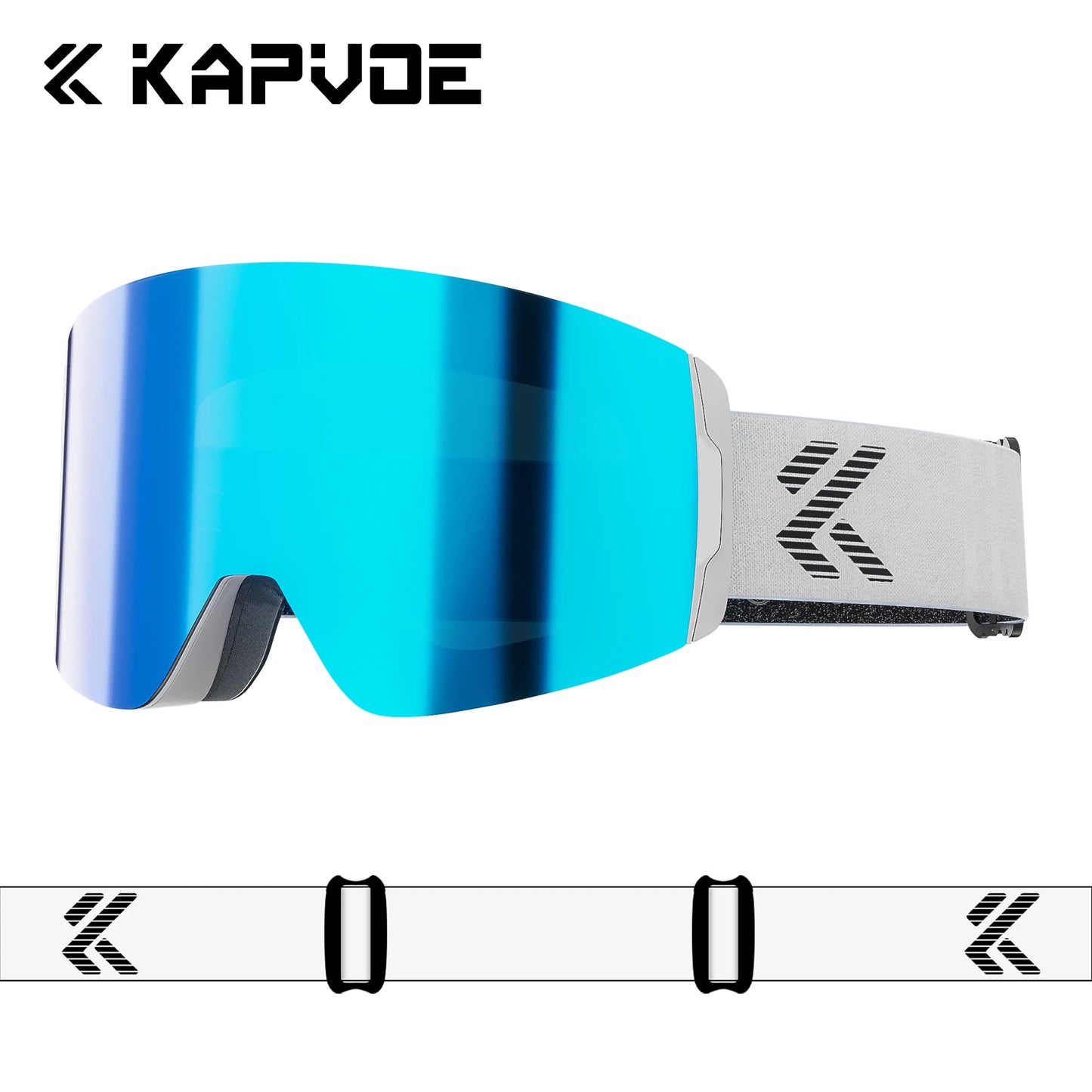 KAPVOE Photochromic Ski/Snowboard Goggles  Magnetic Lens Men/Women