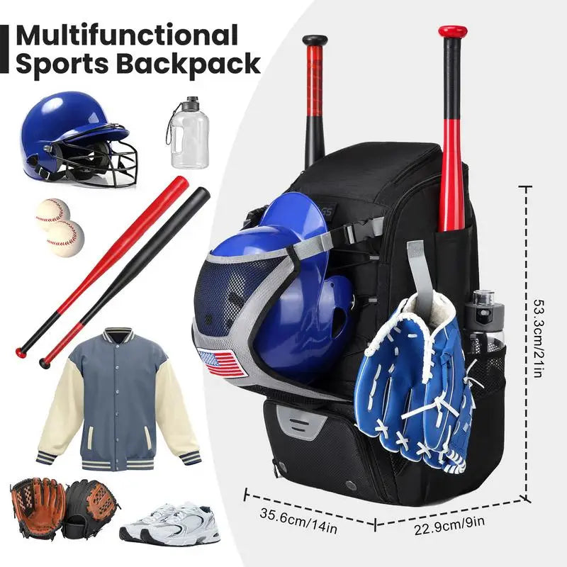 Baseball Equipment Bag Baseball/Softball Backpack