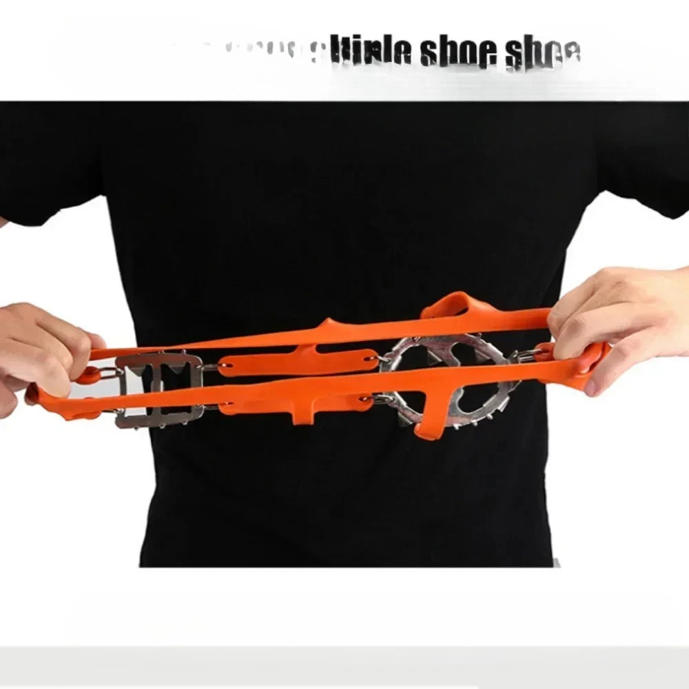 18-Teeth Steel Ice Gripper Spike for Shoes