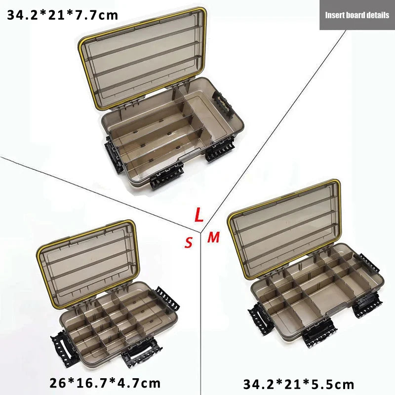 Large-Capacity Waterproof Fishing Tackle Box