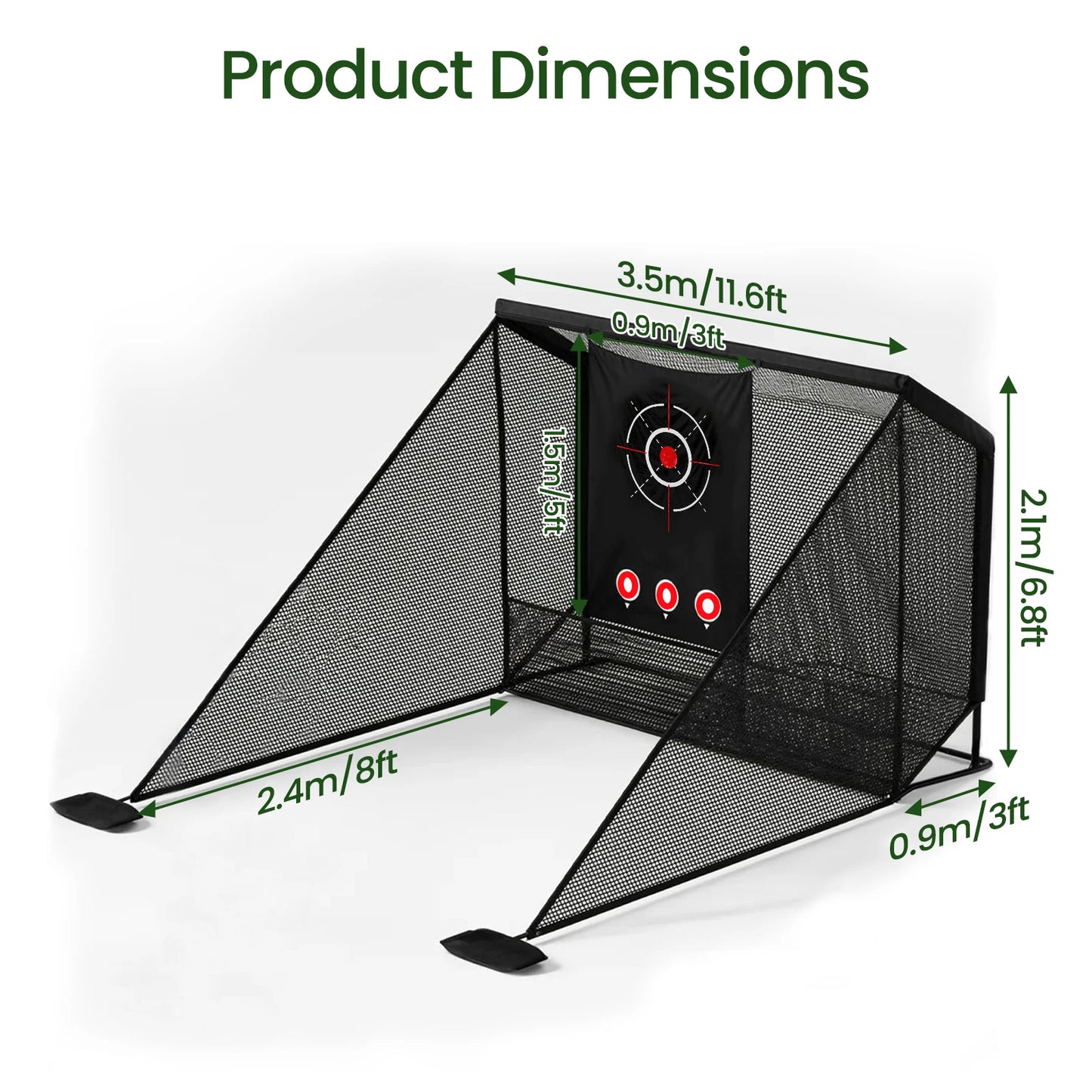 Golf Hitting Net Outdoor/Indoor Driving/Chipping/Training Swing