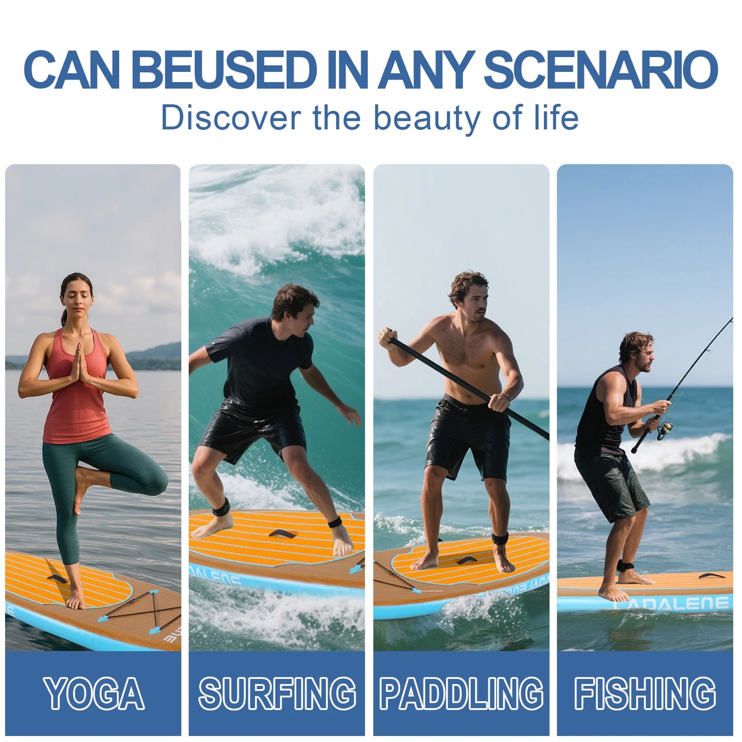 CADALENE Inflatable Stand Up Paddle Board