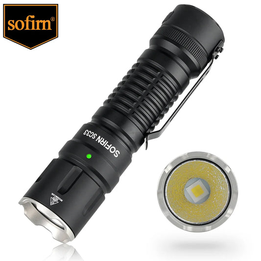 Sofirn SC33 XHP70.3 HI LED Flashlight Tactical