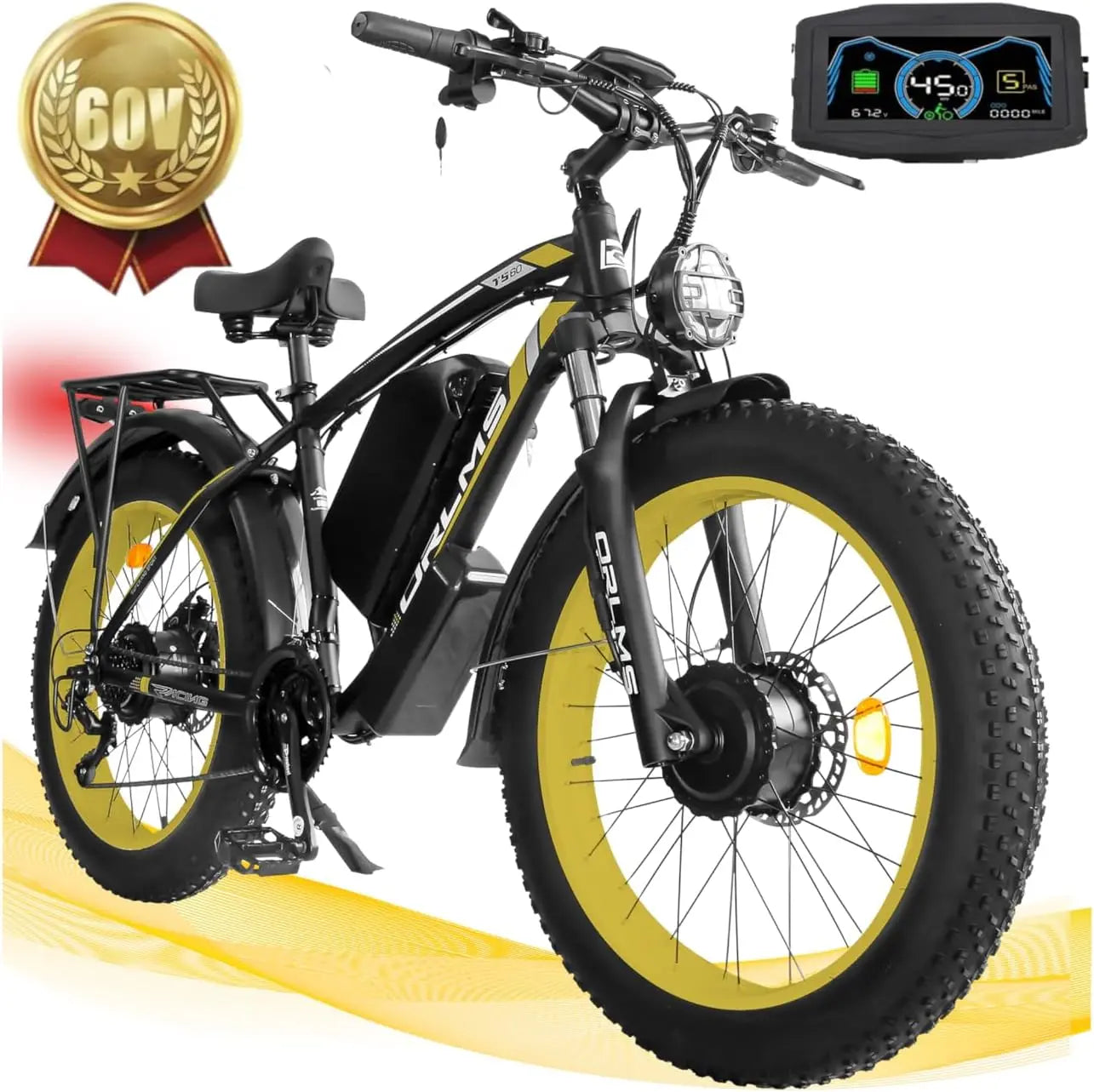 TS60 5000W Dual Motor E-Bike,