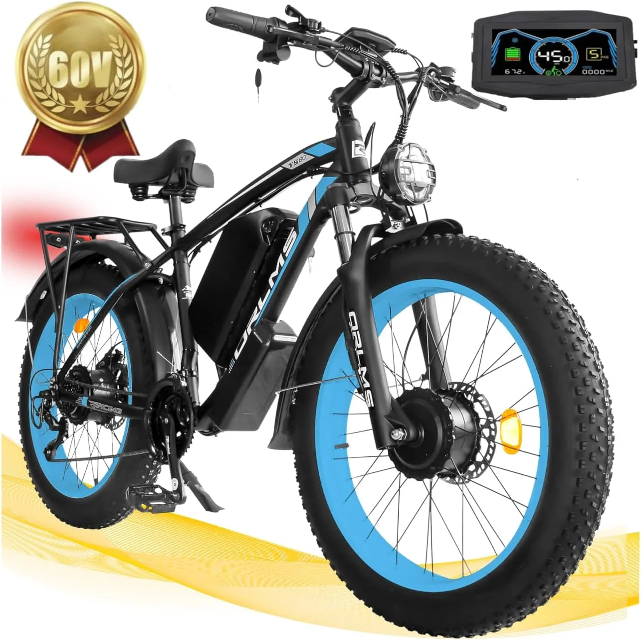 TS60 5000W Dual Motor E-Bike,