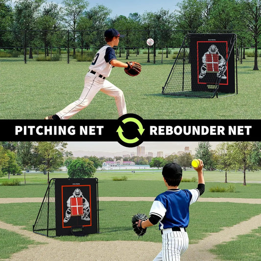 Baseball Pitching And Rebounder Net Baseball/Softball Trainer