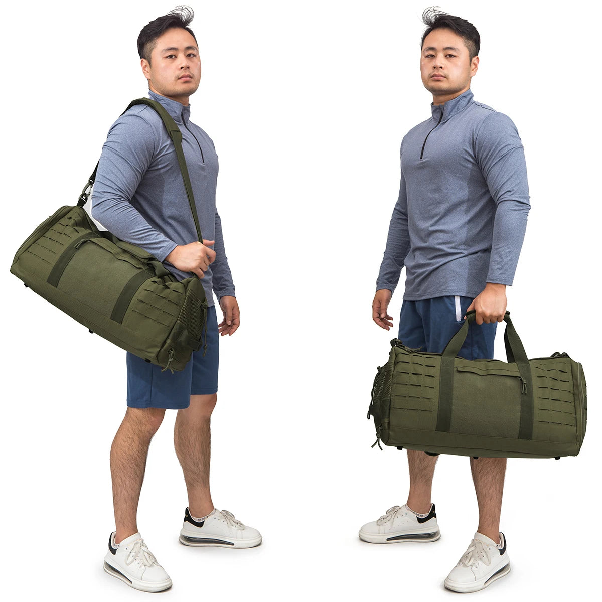 40L Tactical Travel Bag  Fitness Duffel Bag