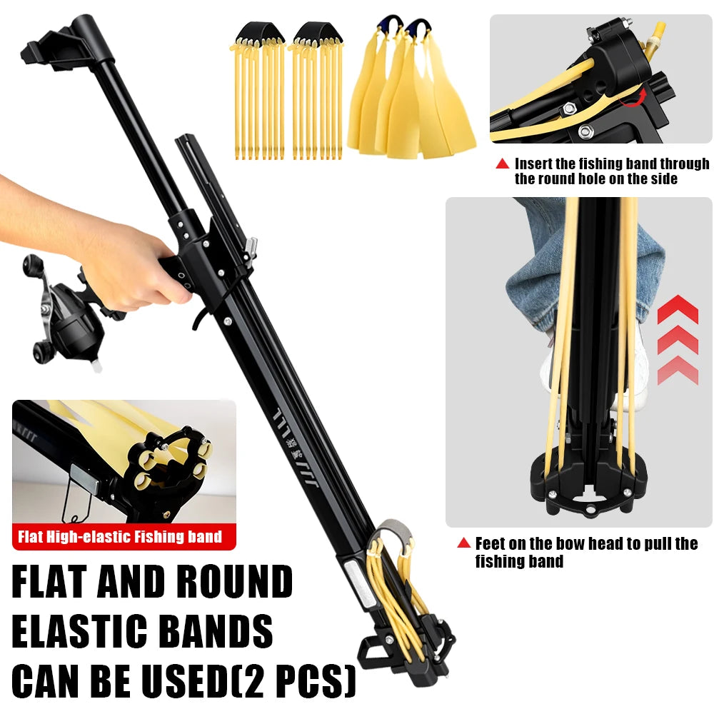 Heavy-Duty Fishing Slingshot/Catapult