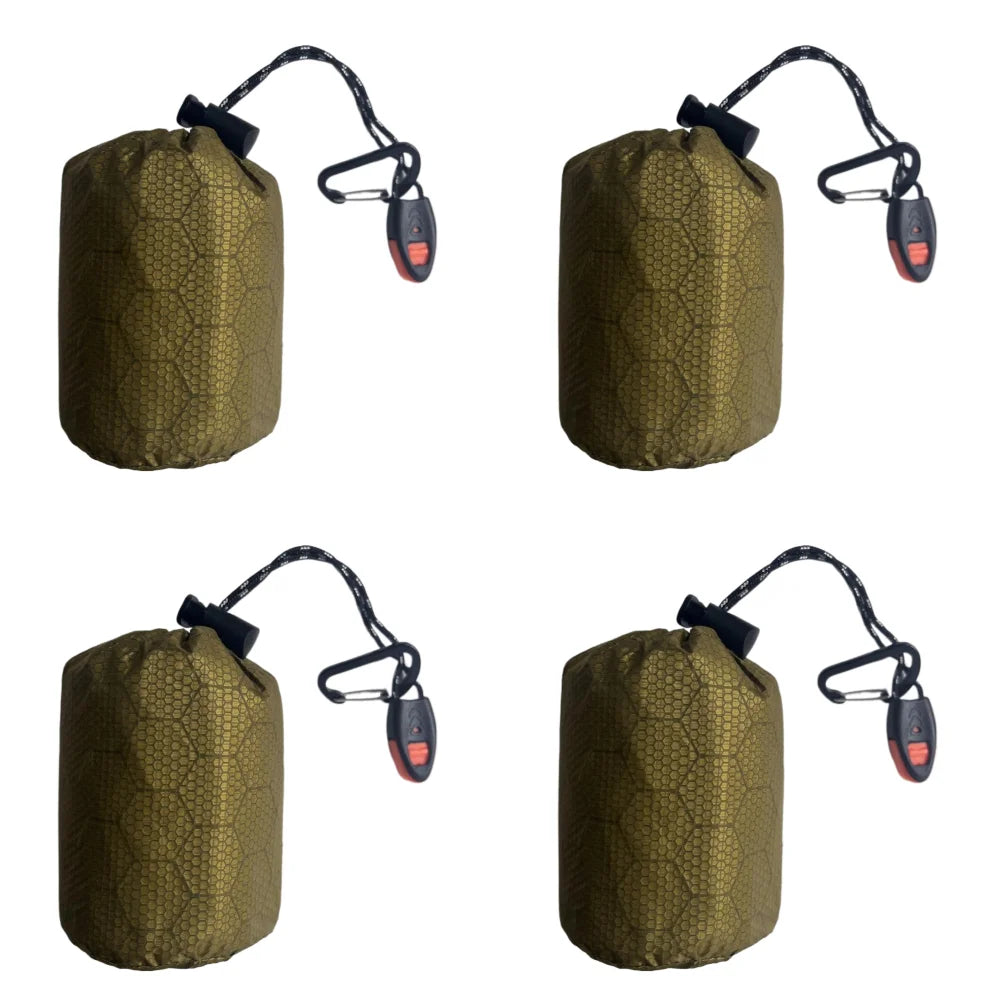 2-5PCS Waterproof Thermal Emergency Sleeping Bag
