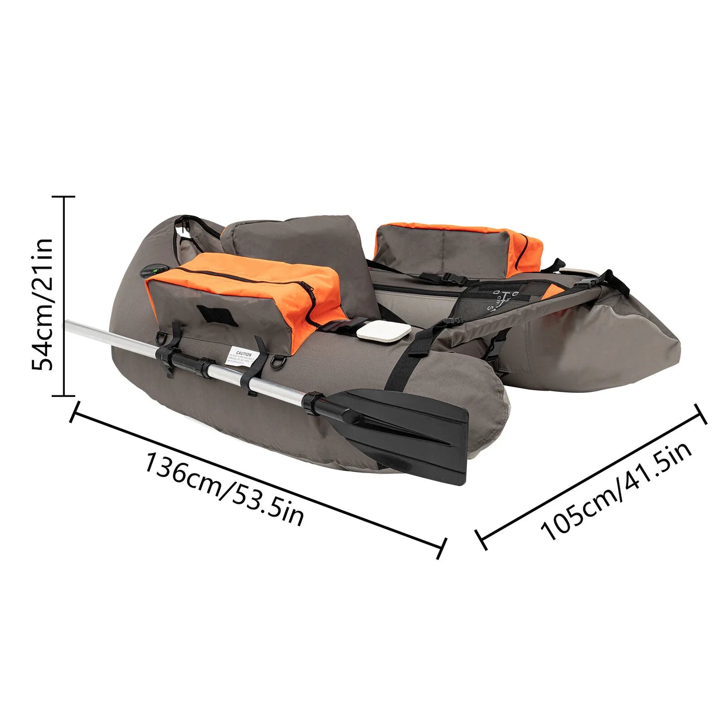 Portable Inflatable Fishing Boat Raft Blow Up Boat