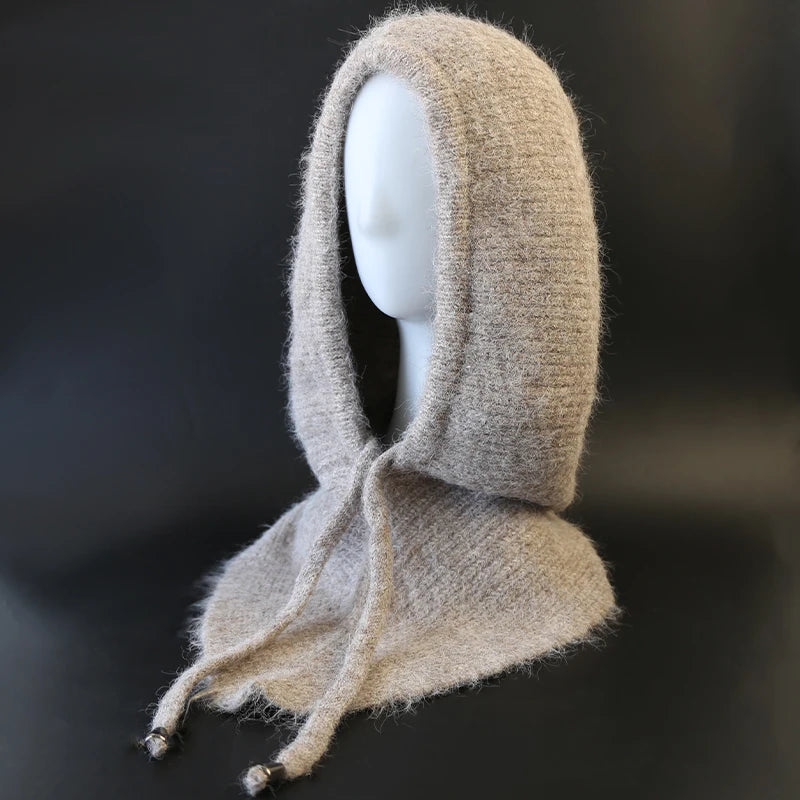 Winter Balaclava Hat Scarf  For Women