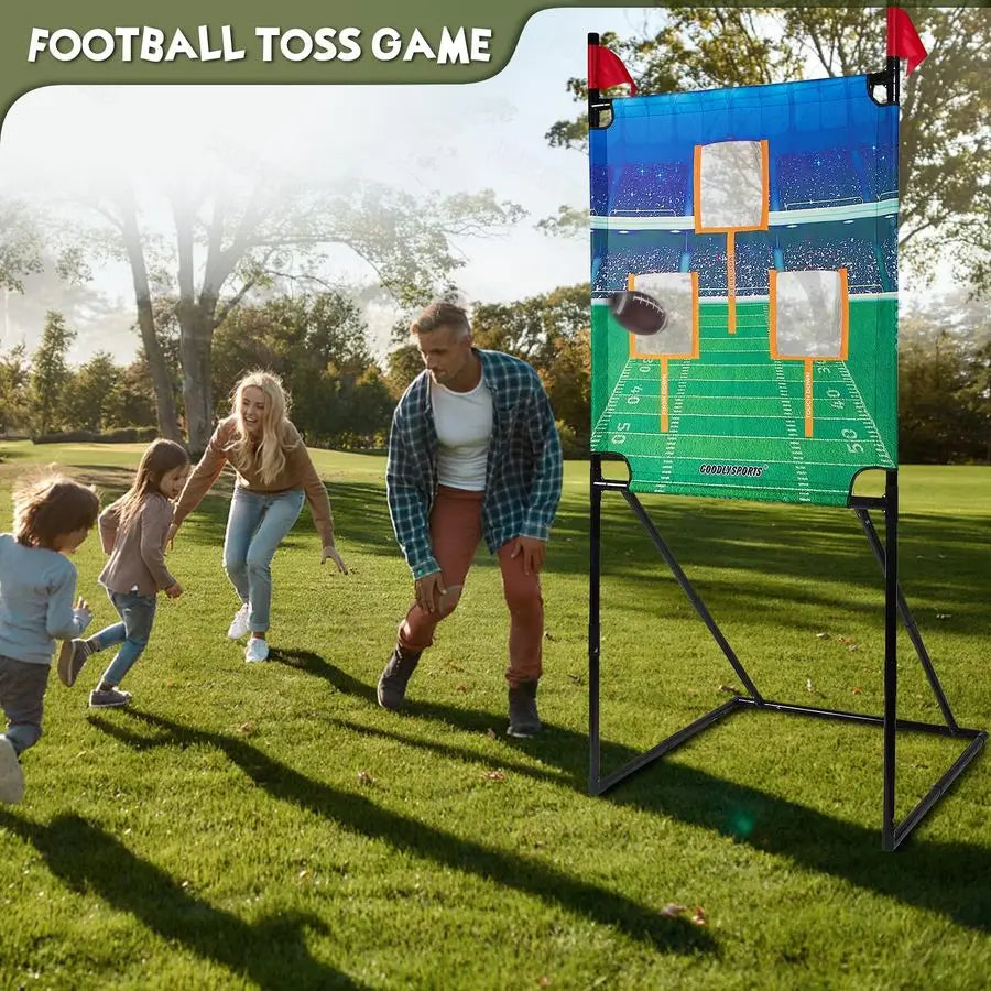Football Toss Game with 4 Inflatable Balls