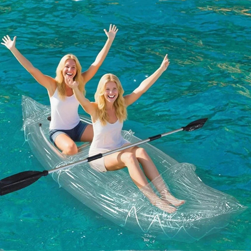 Transparent Kayak, Multi-Person Inflatable Boat