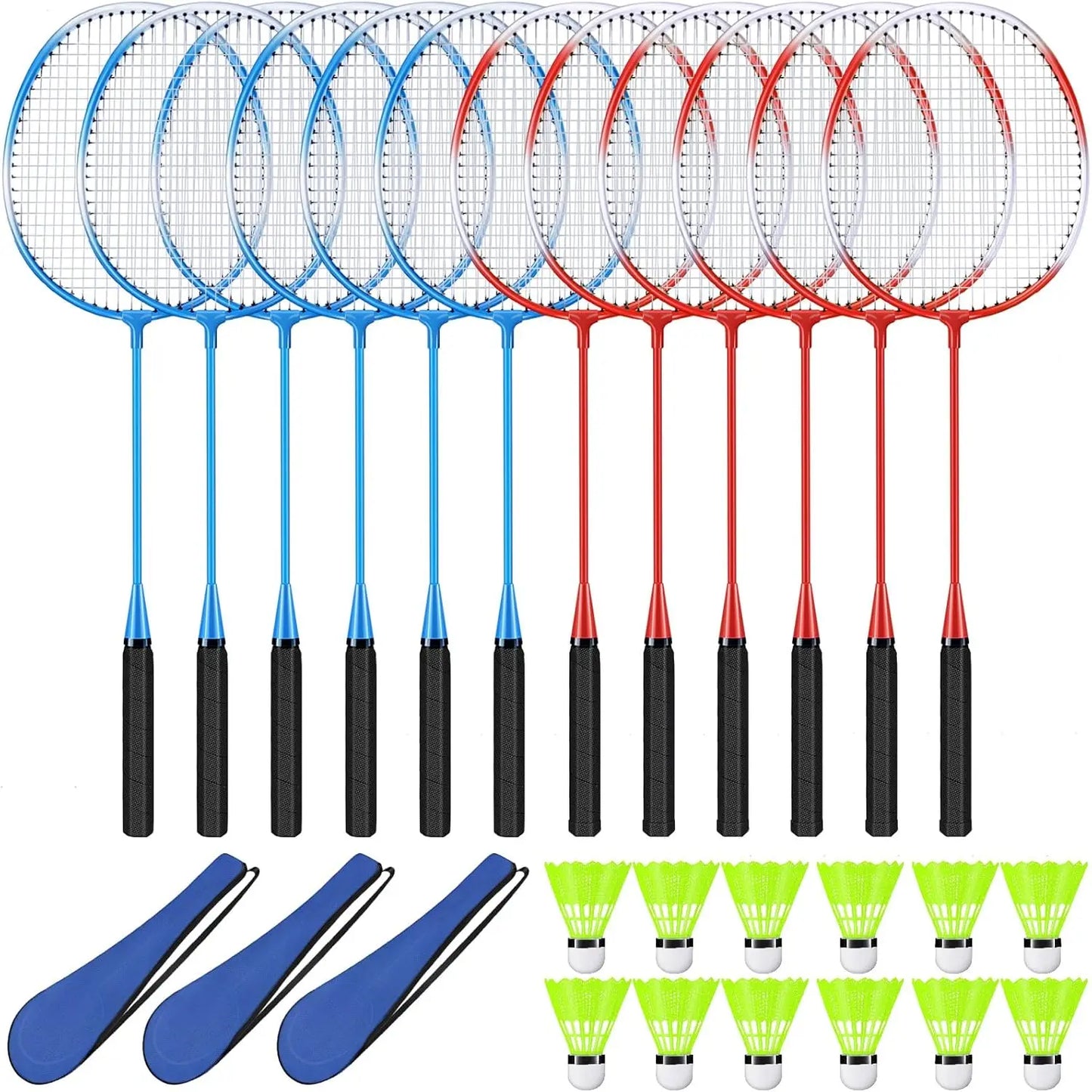 12 Pack Badminton Rackets Set I