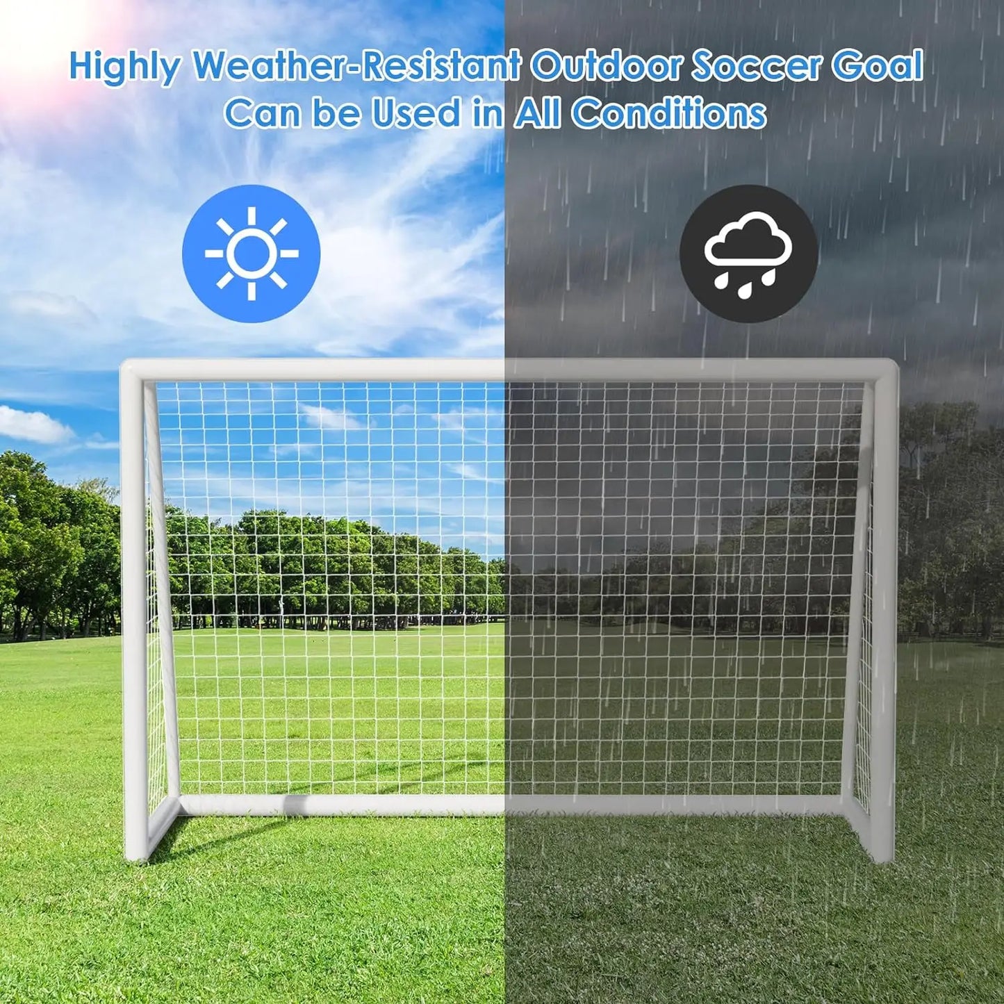 Portable Soccer Goal Ground Stakes, Soccer Goal X2