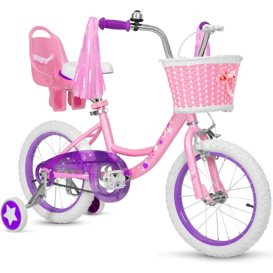 14/16/20 Inch Bike For Girls Aged 3-12 Years