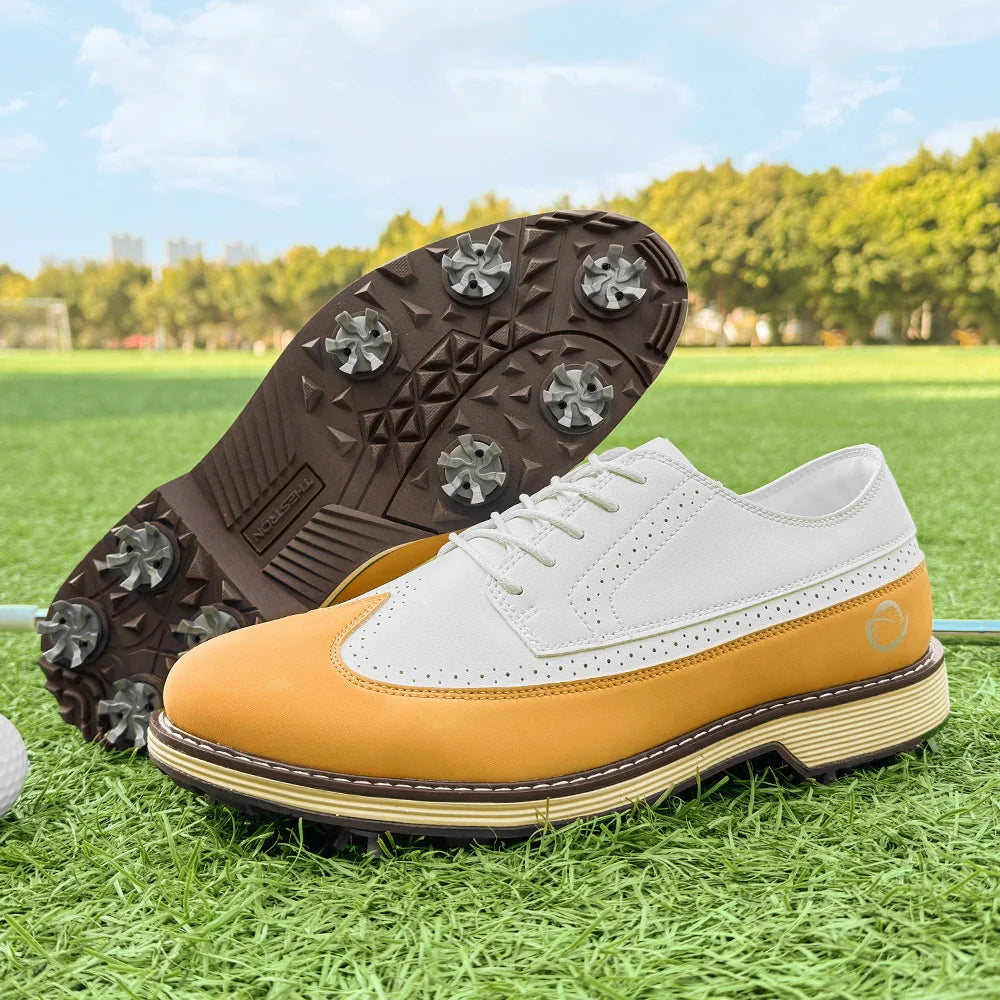 New Golf Shoes Spikes Men Size 7-14