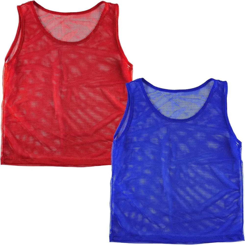 12 Pinnies Scrimmage Vests Team Practice Jersey