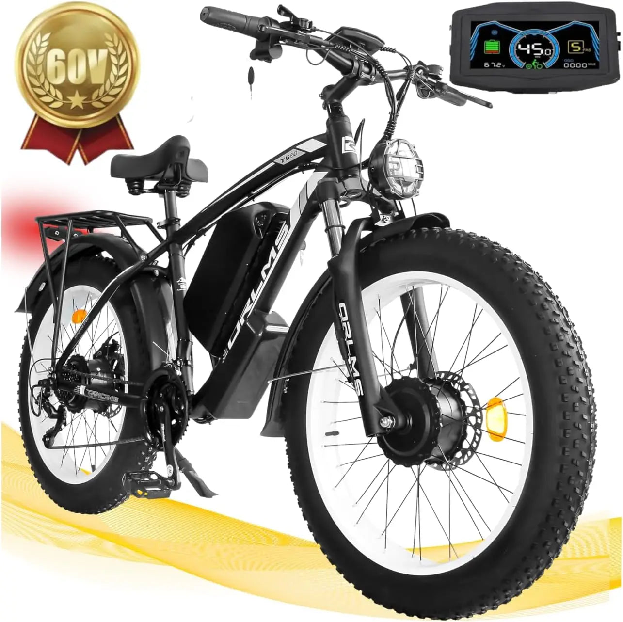 TS60 5000W Dual Motor E-Bike,
