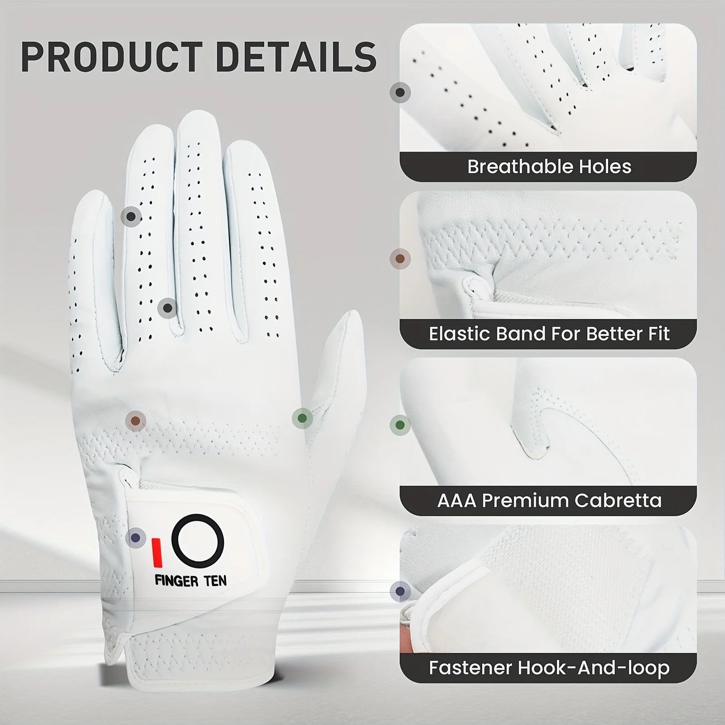 Men's All Premium Soft Cabretta Leather