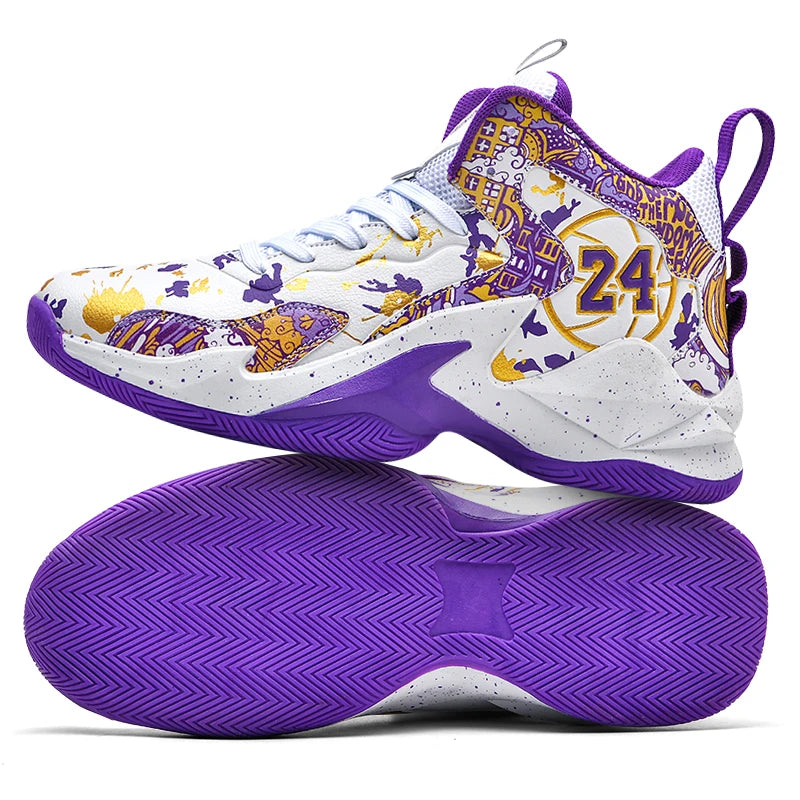 Men's Basketball Shoes No-Slip/Breathable Outdoor  Training