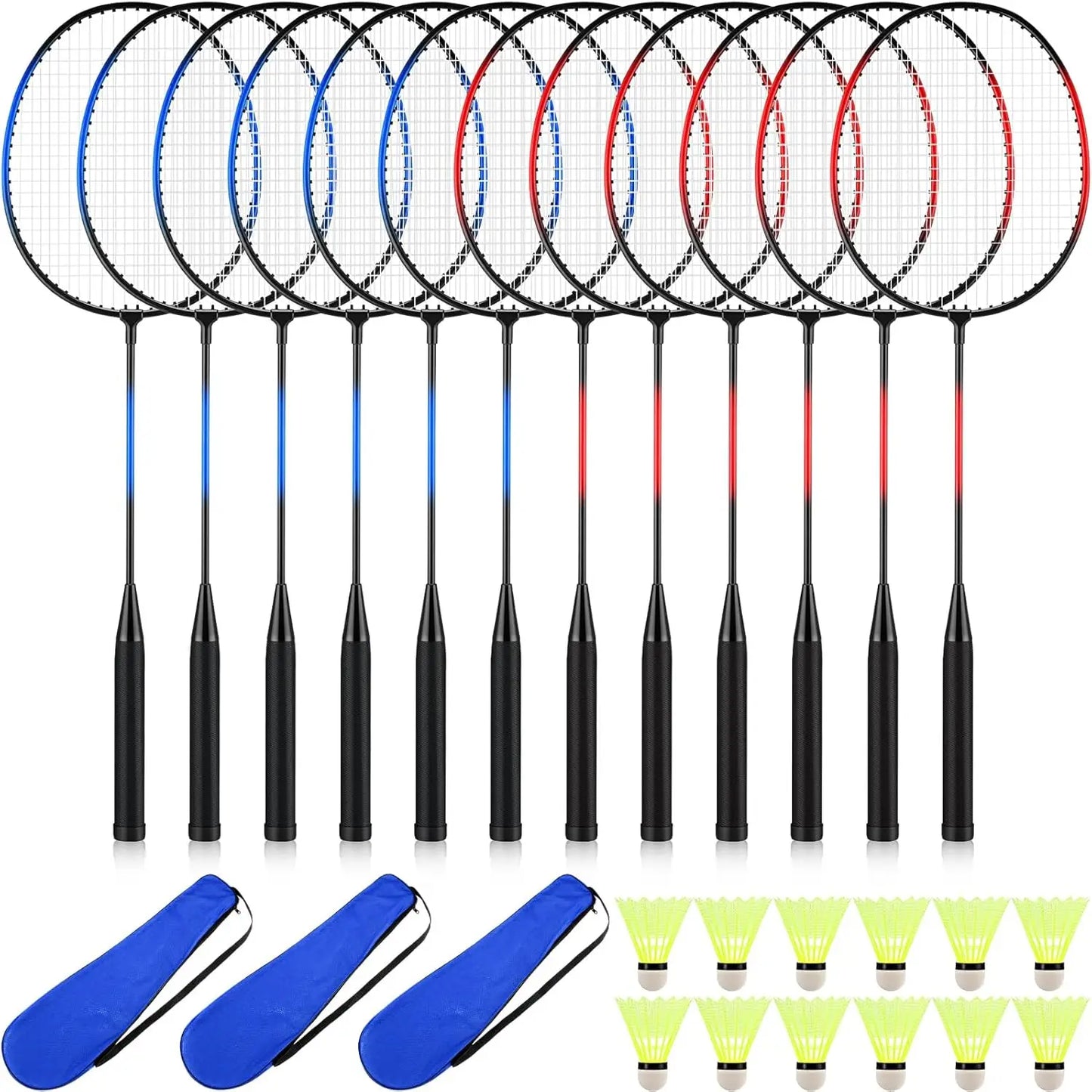 12 Pack Badminton Rackets Set I