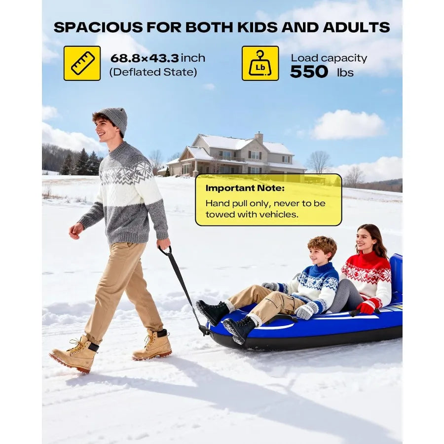Heavy Duty Snow Sled Person