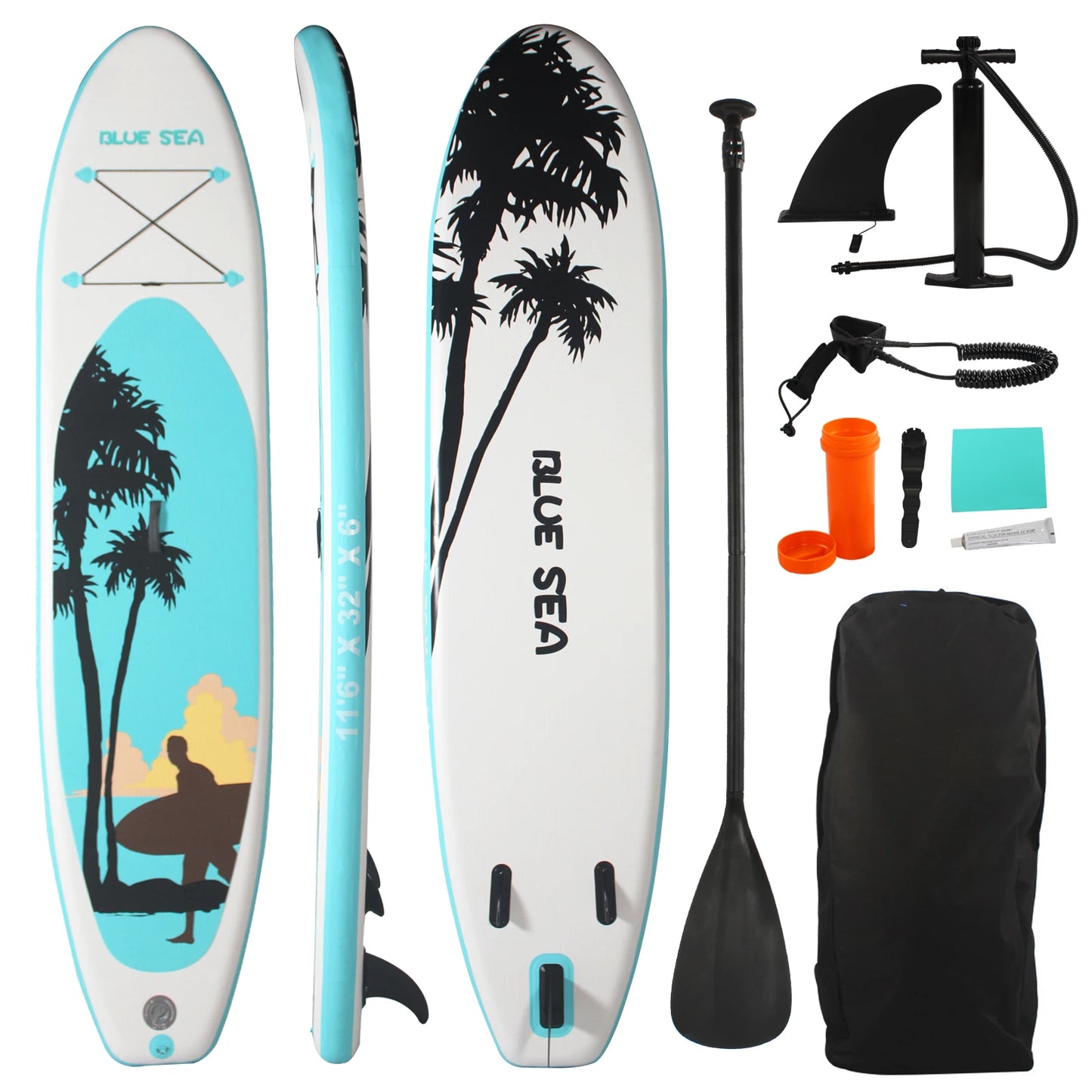 Portable Inflatable Stand Up Paddle Board Kit
