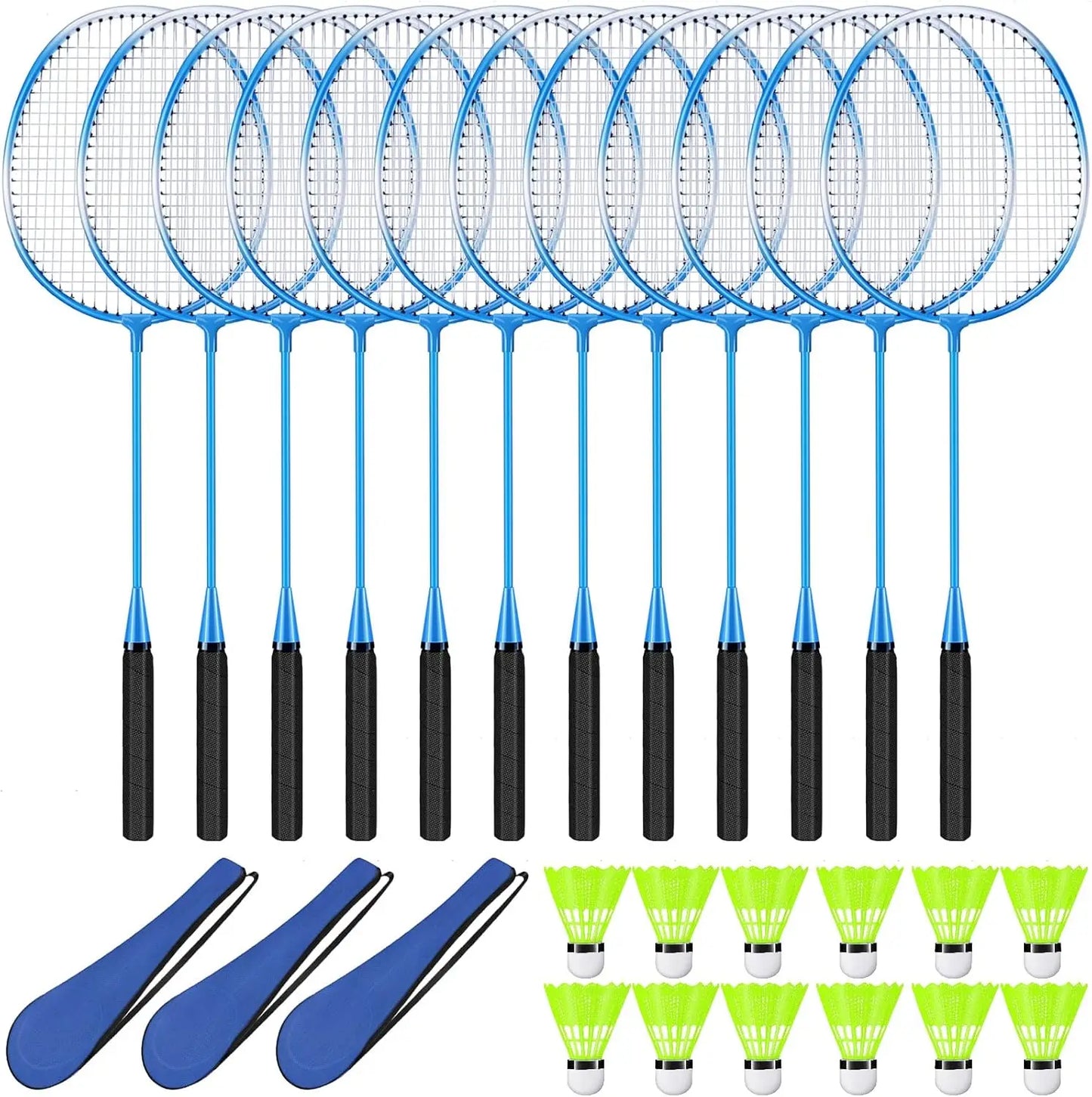 12 Pack Badminton Rackets Set I