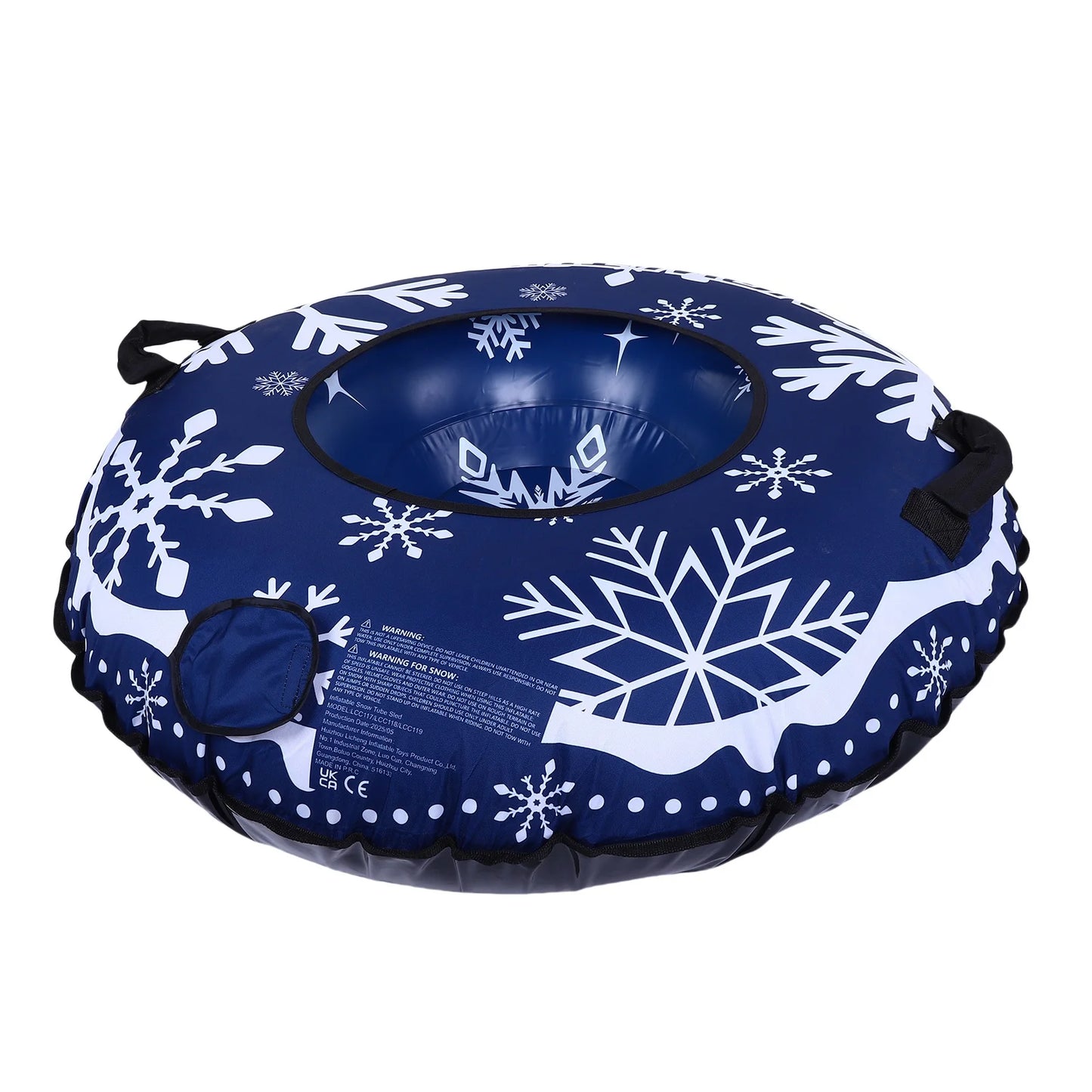 Inflatable Snow Tube With  Handles/Tow Rope