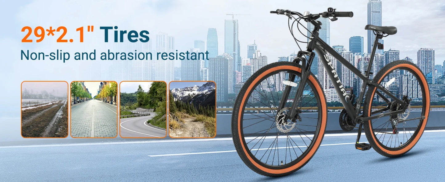 SPATIAL 29-Inch Mountain Bike 21 Speed Men/Women