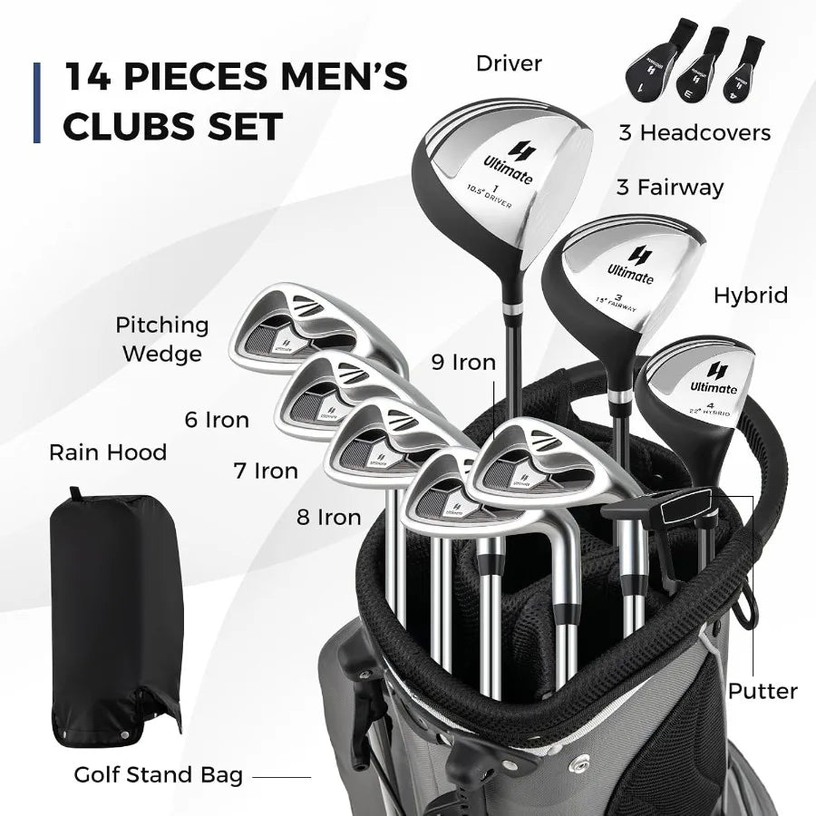 Men's Complete Golf Club Set Right-Handed
