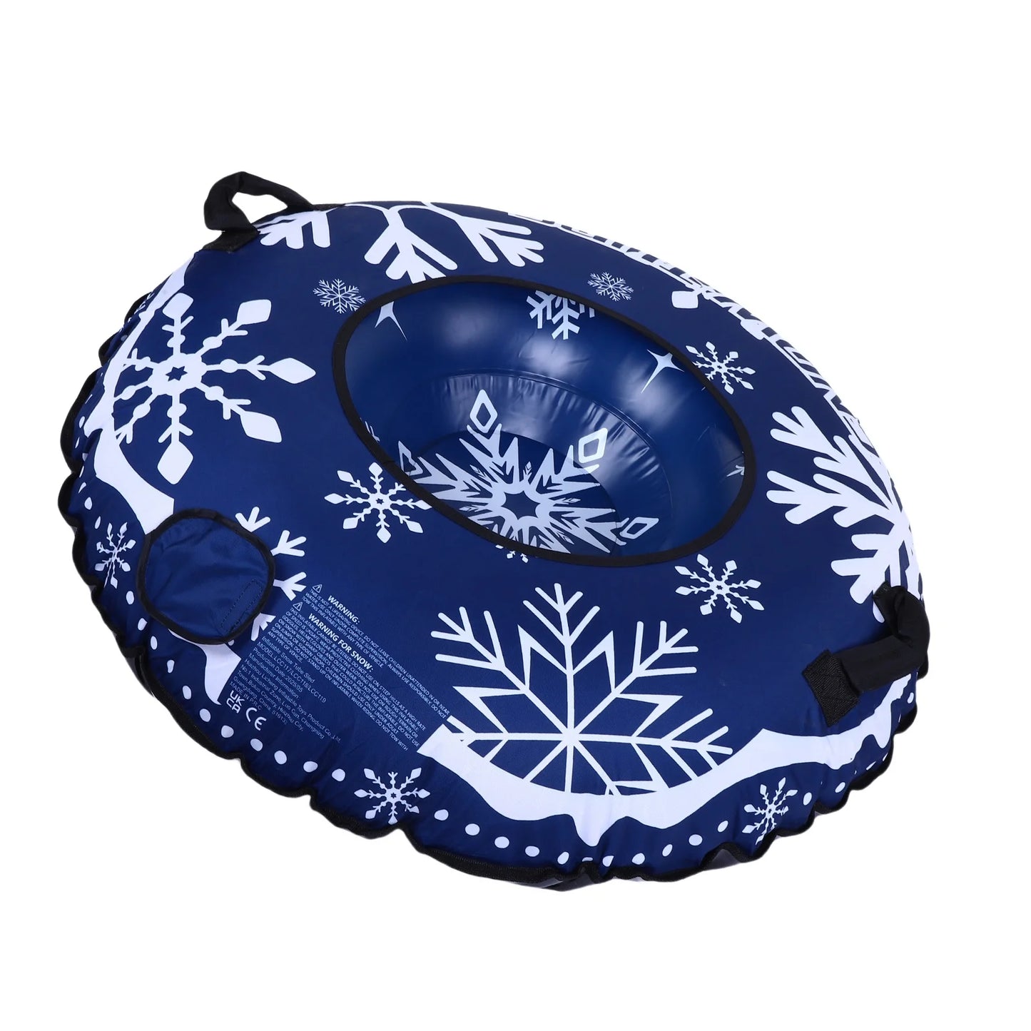 Inflatable Snow Tube With  Handles/Tow Rope