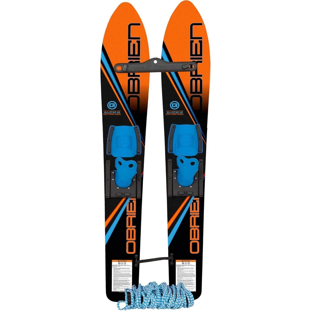 O'Brien All-Star Water Skis With Trainer Bar/Rope