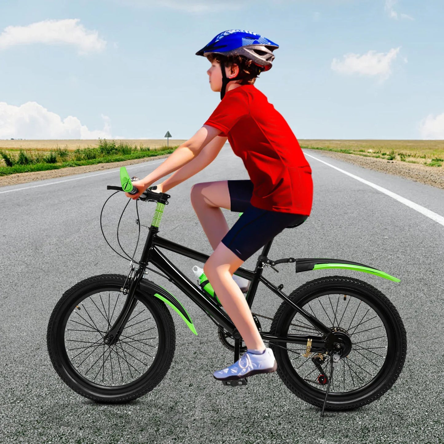 20-Inch Mountain Bike 7-Speeds Kids Bicycle