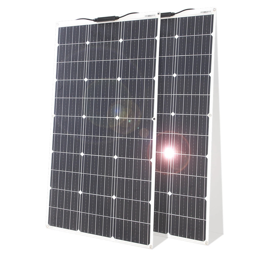 12V Flexible Solar Panel RV Camping Outdoor