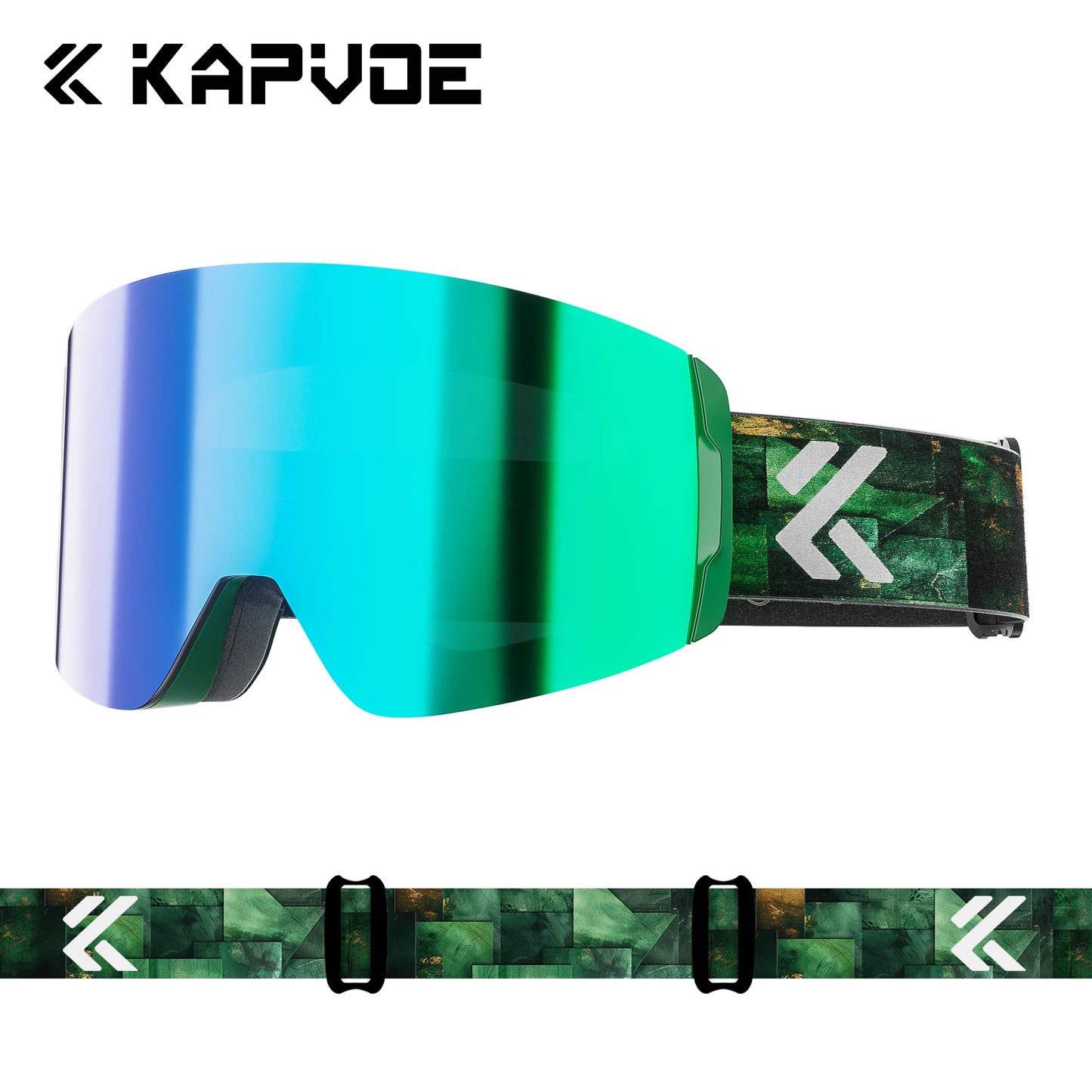 KAPVOE Photochromic Ski/Snowboard Goggles  Magnetic Lens Men/Women