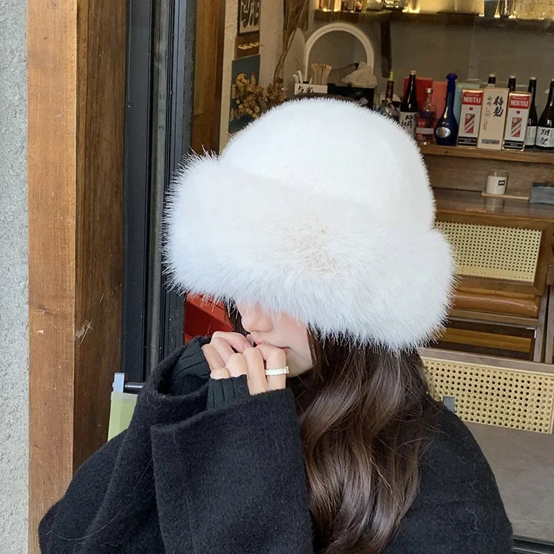 New Women's Fashion Fur Hat