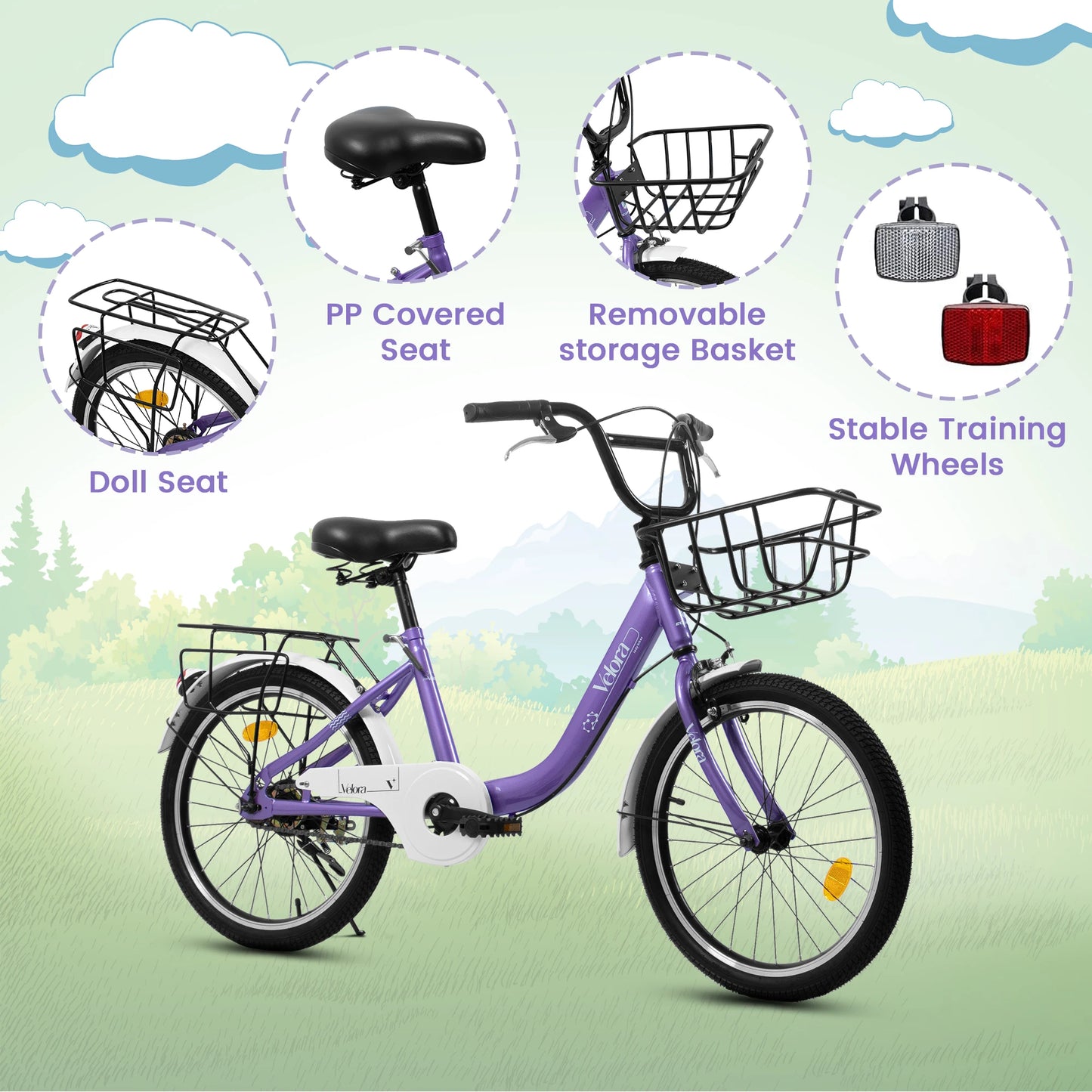 20 Inch Steel Frame Kids Bike